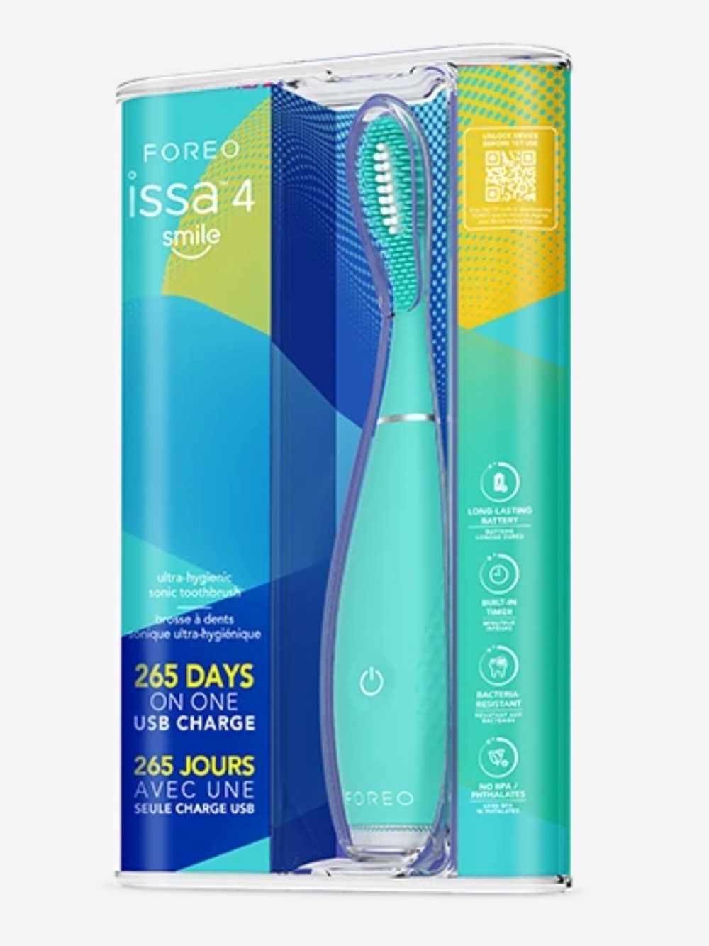 FOREO ISSA 4 Smile Hybrid Sonic Toothbrush - NEW